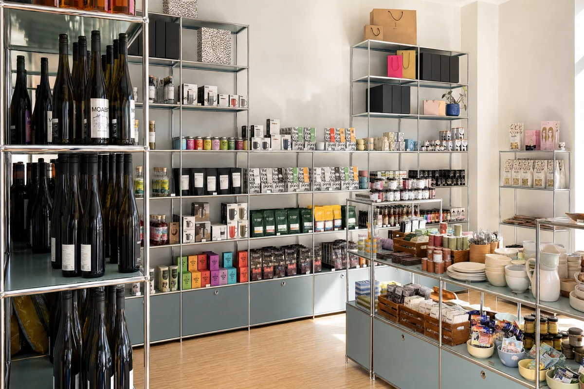 Innenansicht des Showrooms